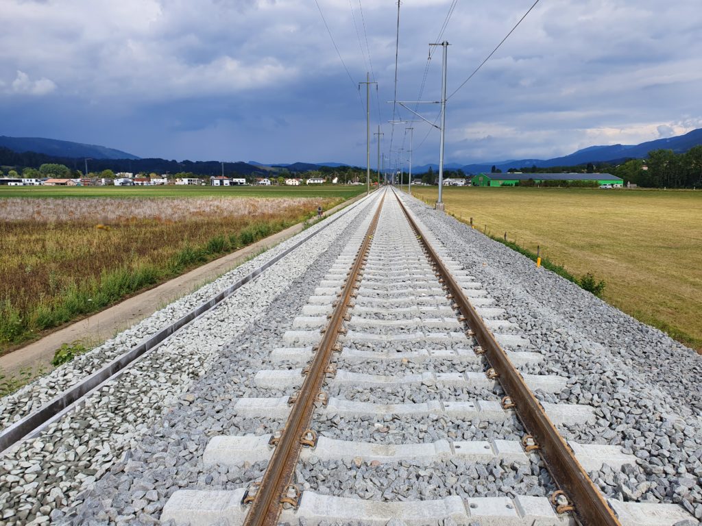 CFF Bassecourt – Glovelier – renouvellement de la voie