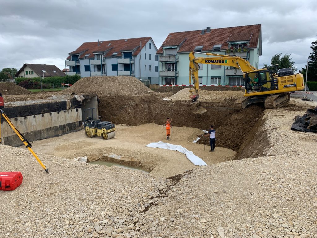 Cornol – Terrassement immeuble Beuchat